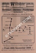 [Bus Timetable] Swindon - Devizes - Trowbridge via Avebury from 20th November 2005 by Wiltshire County Council